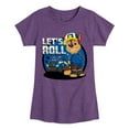thumbnail image 1 of Paw Patrol - Let's Roll Chase - Toddler And Youth Girls Short Sleeve Graphic T-Shirt, 1 of 6