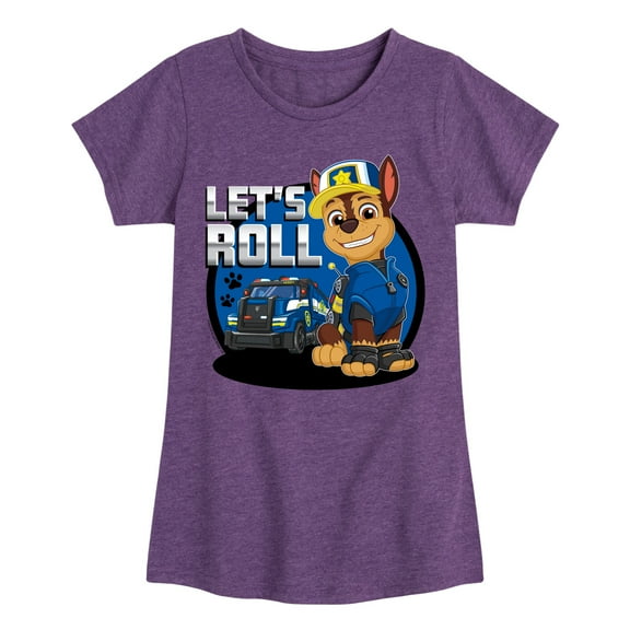 Paw Patrol - Let's Roll Chase - Toddler And Youth Girls Short Sleeve Graphic T-Shirt