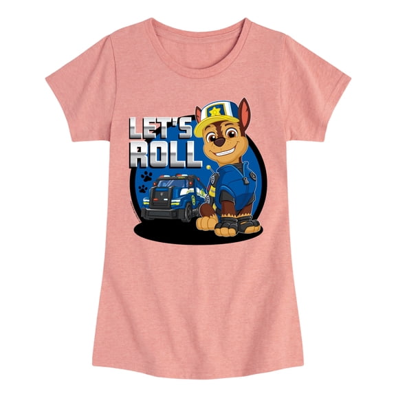 Paw Patrol - Let's Roll Chase - Toddler And Youth Girls Short Sleeve Graphic T-Shirt