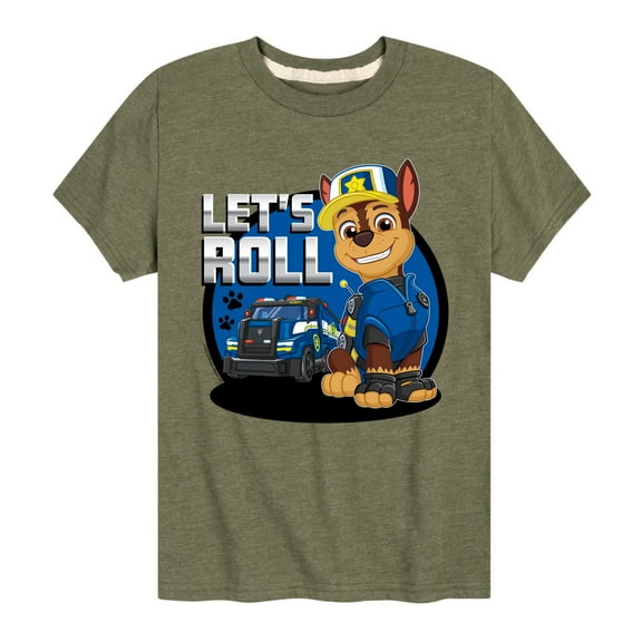 Paw Patrol - Let's Roll Chase - Toddler And Youth Short Sleeve Graphic T-Shirt