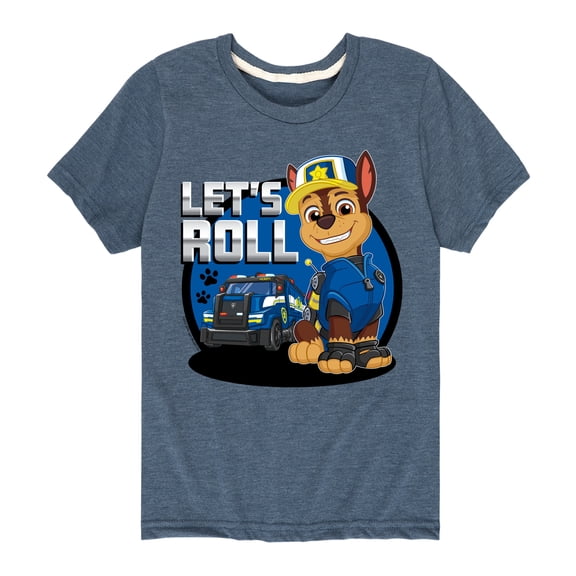 Paw Patrol - Let's Roll Chase - Toddler And Youth Short Sleeve Graphic T-Shirt