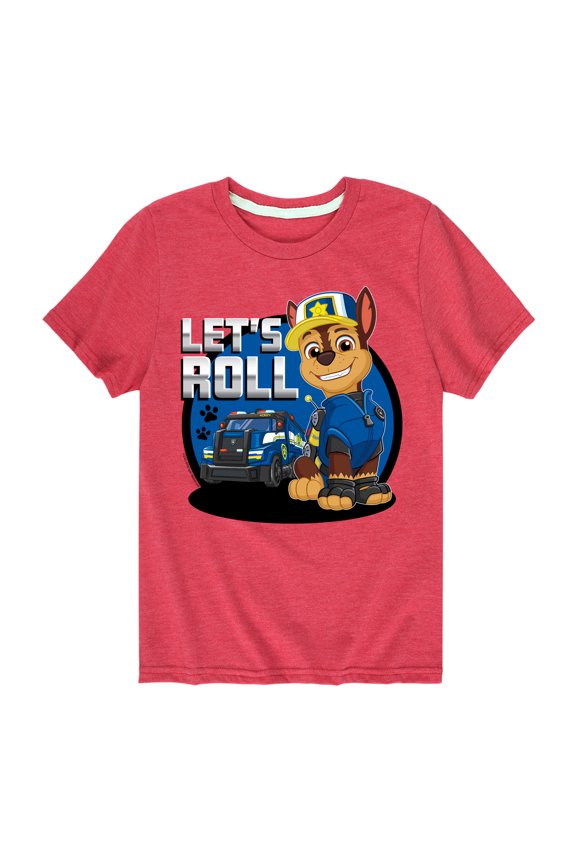 - Let's Roll Chase - Toddler And Youth Short Sleeve Graphic T-Shirt