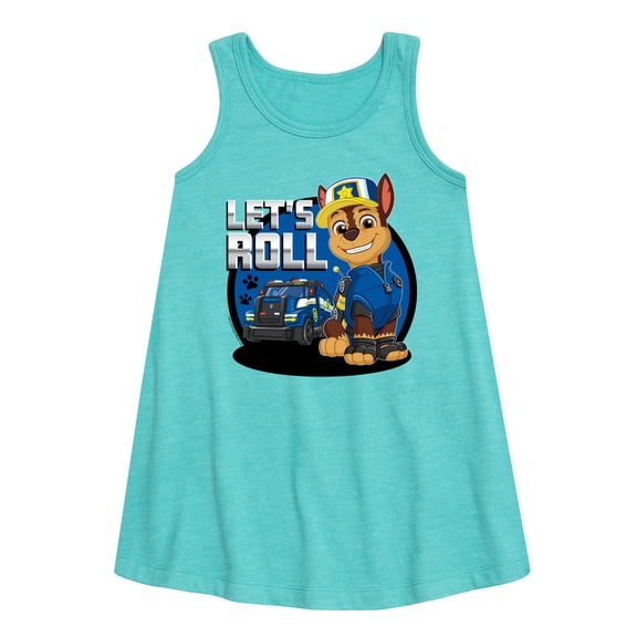 Paw Patrol - Let's Roll Chase - Toddler and Youth Girls A-line Dress
