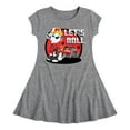 thumbnail image 1 of Paw Patrol - Let's Roll Marshall - Toddler And Youth Girls Fit And Flare Dress, 1 of 1