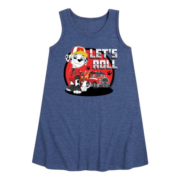 Paw Patrol - Let's Roll Marshall - Toddler and Youth Girls A-line Dress