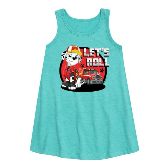 Paw Patrol - Let's Roll Marshall - Toddler and Youth Girls A-line Dress