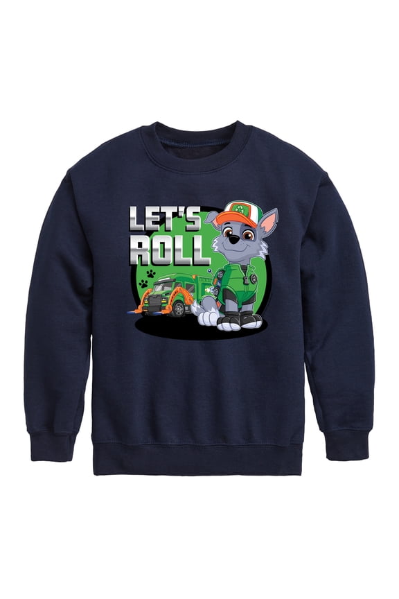 - Let's Roll Rocky - Toddler And Youth Crewneck Fleece Sweatshirt