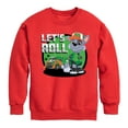 thumbnail image 1 of Paw Patrol - Let's Roll Rocky - Toddler And Youth Crewneck Fleece Sweatshirt, 1 of 6