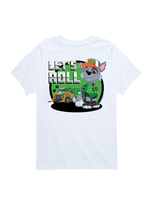 Paw Patrol - Let's Roll Rocky - Toddler And Youth Short Sleeve Graphic T-Shirt
