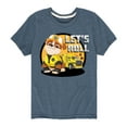 thumbnail image 1 of Paw Patrol - Let's Roll Rubble - Toddler And Youth Short Sleeve Graphic T-Shirt, 1 of 6