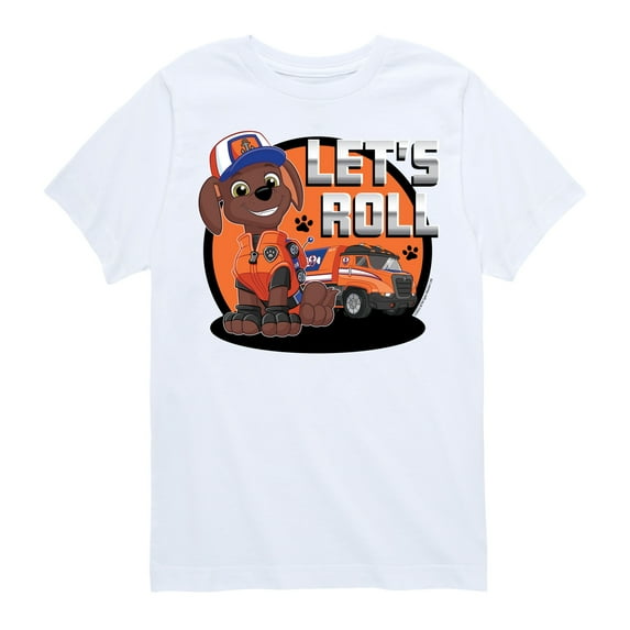 Paw Patrol - Let's Roll Zuma - Toddler And Youth Short Sleeve Graphic T-Shirt