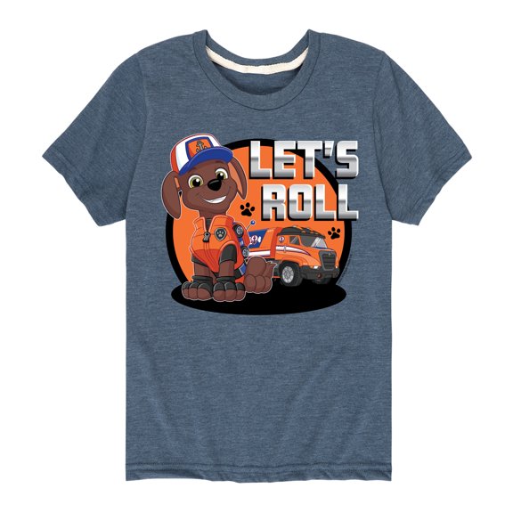Paw Patrol - Let's Roll Zuma - Toddler And Youth Short Sleeve Graphic T-Shirt
