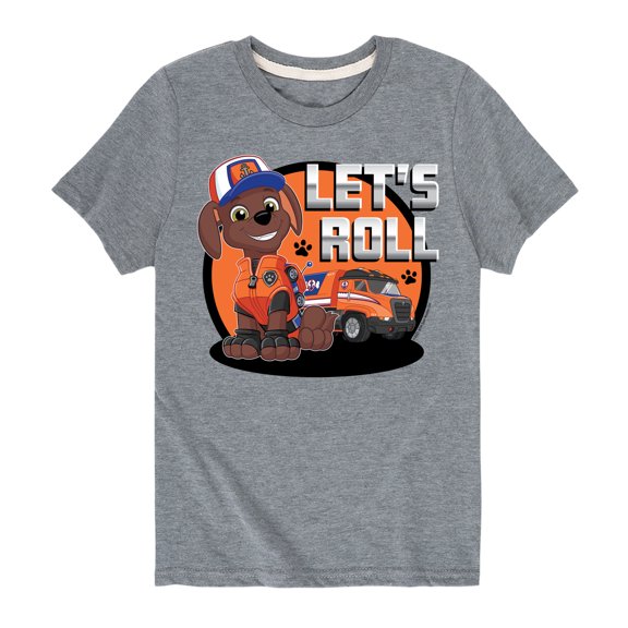 Paw Patrol - Let's Roll Zuma - Toddler And Youth Short Sleeve Graphic T-Shirt