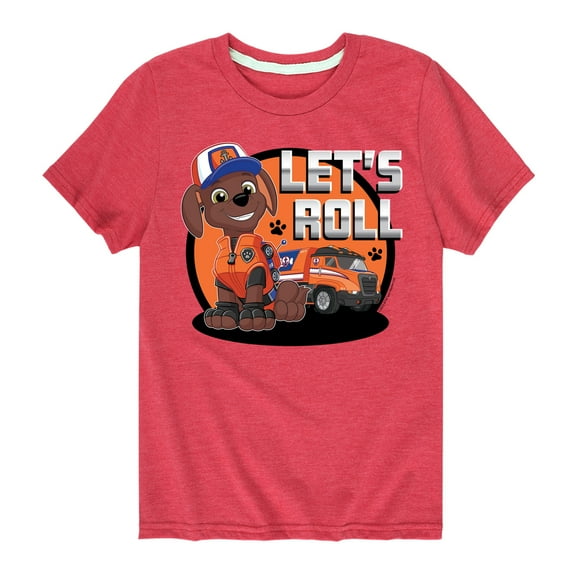 Paw Patrol - Let's Roll Zuma - Toddler And Youth Short Sleeve Graphic T-Shirt