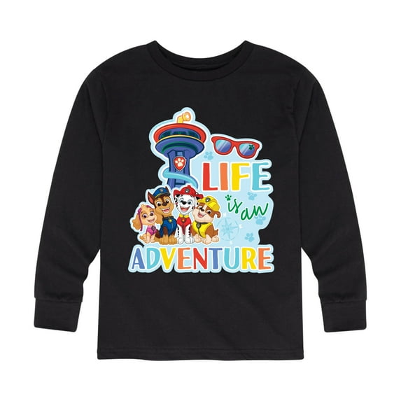 Paw Patrol - Life Is An Adventure - Toddler And Youth Long Sleeve Graphic T-Shirt