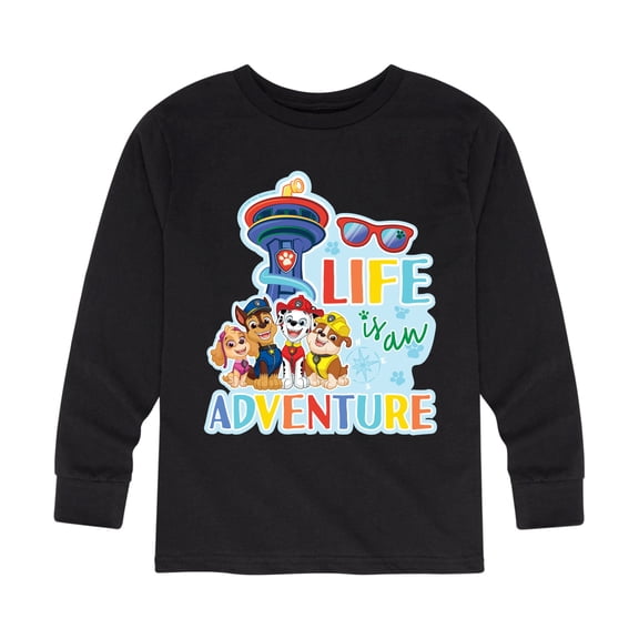 Paw Patrol - Life Is An Adventure - Toddler And Youth Long Sleeve Graphic T-Shirt