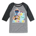 thumbnail image 1 of Paw Patrol - Life Is An Adventure - Toddler And Youth Raglan Graphic T-Shirt, 1 of 5