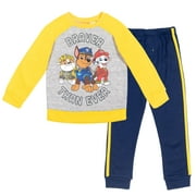 Paw Patrol Little Boys Fleece Sweatshirt and Pants Set Toddler to Big Kid