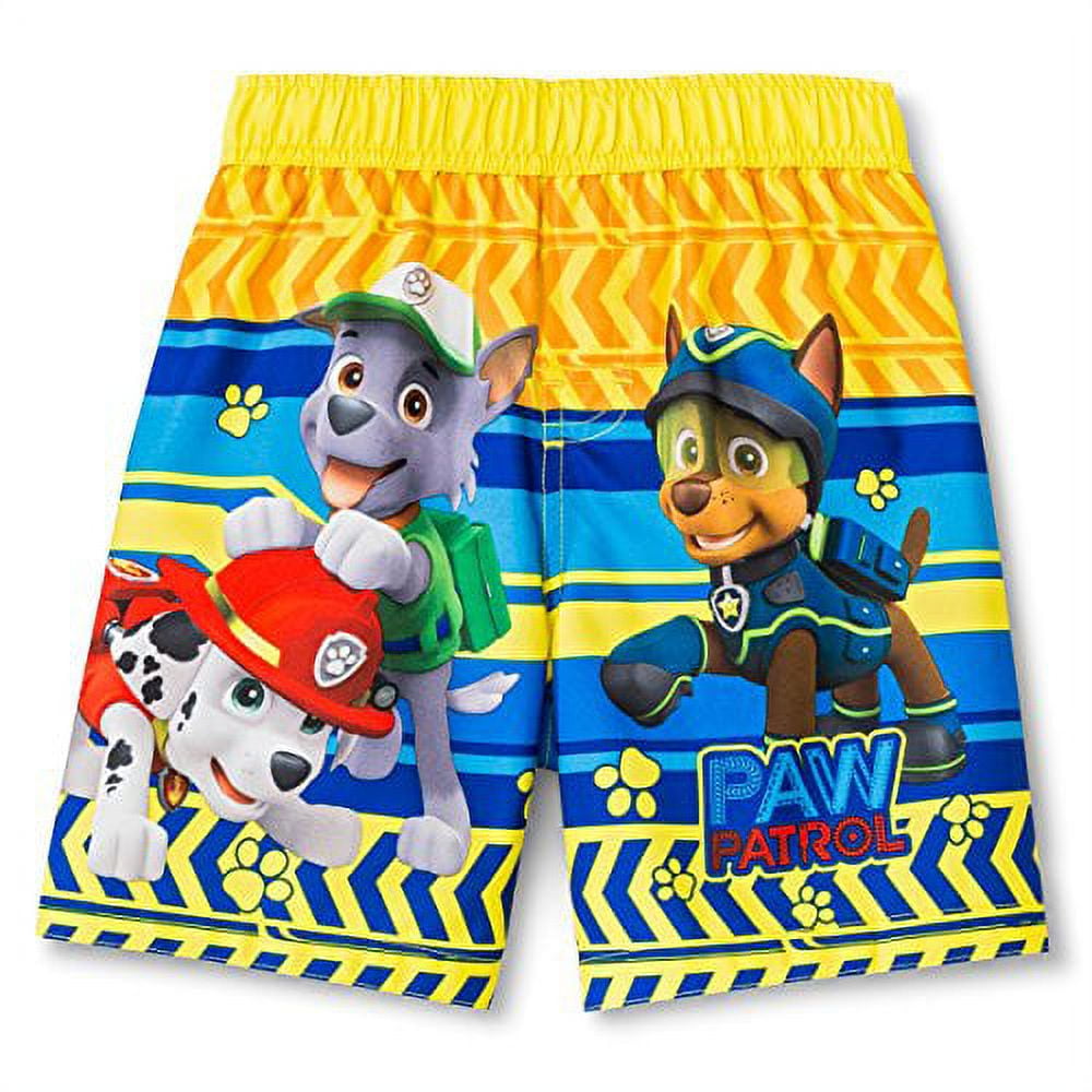 Paw Patrol Swimming Boxers Boys Paw Patrol Swimming Shorts Age 3-8