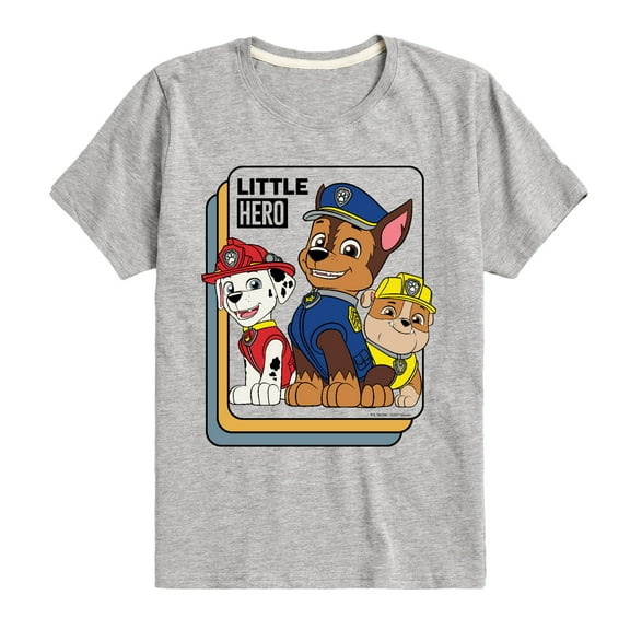 Paw Patrol - Little Hero - Toddler And Youth Short Sleeve Graphic T-Shirt