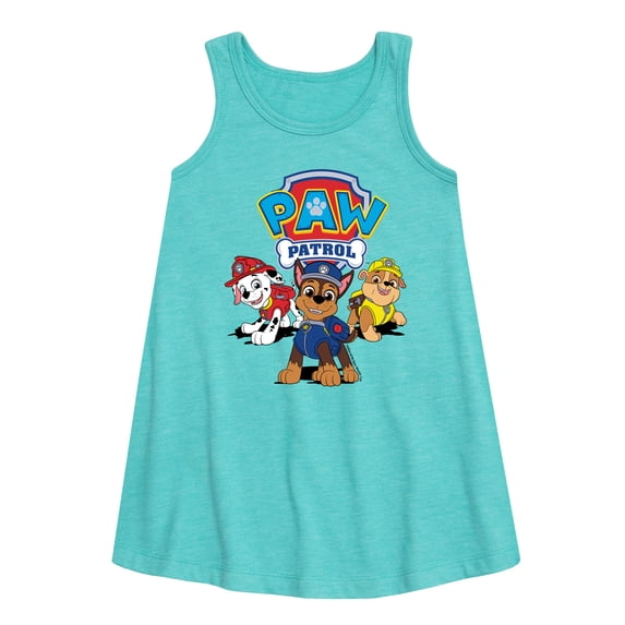 Paw Patrol - Logo Group - Toddler Girls Aline Dress