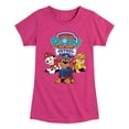 thumbnail image 1 of Paw Patrol - Logo Group - Toddler Girls Fitted Short Sleeve Graphic T-Shirt, 1 of 6