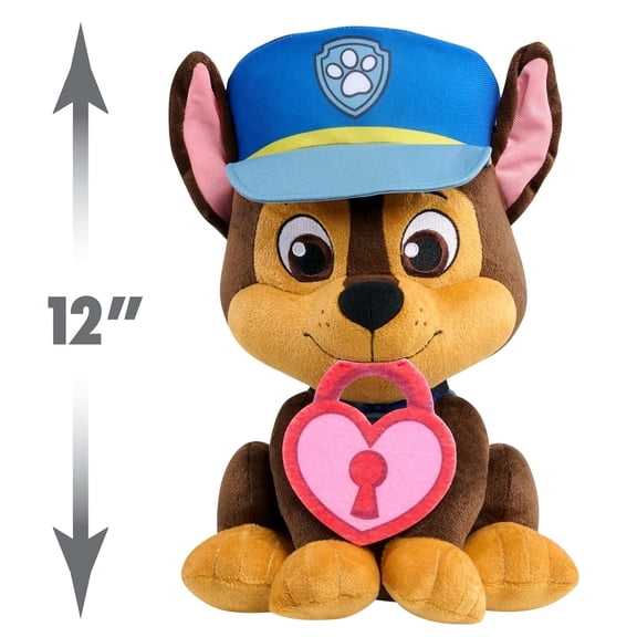 12-inches Paw Patrolâ„¢ Lots of Love Chase Large Plush Stuffed Animal Toys