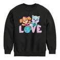 thumbnail image 1 of Paw Patrol - Love Earth - Toddler And Youth Crewneck Fleece Sweatshirt, 1 of 6