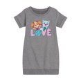thumbnail image 1 of Paw Patrol - Love Earth - Toddler And Youth Girls Fleece Dress, 1 of 1