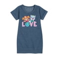 thumbnail image 1 of Paw Patrol - Love Earth - Toddler And Youth Girls Fleece Dress, 1 of 6