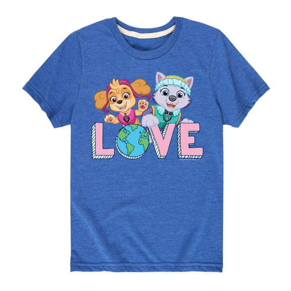 Paw Patrol - Love Earth - Toddler And Youth Short Sleeve Graphic T-Shirt