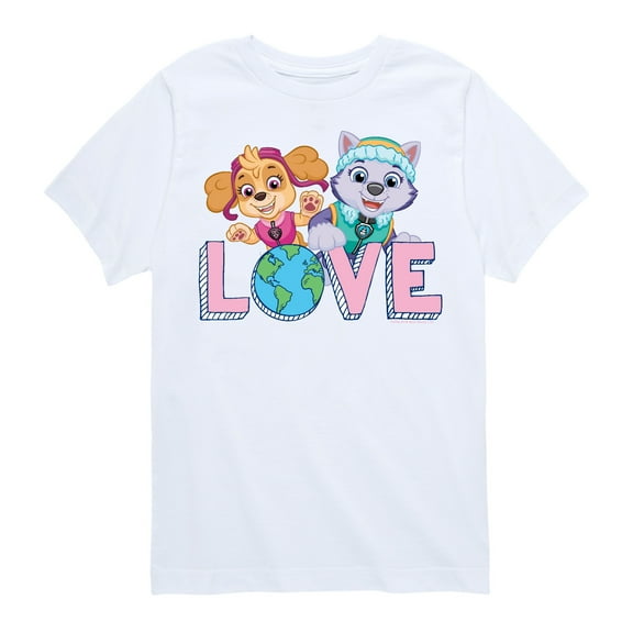 Paw Patrol - Love Earth - Toddler And Youth Short Sleeve Graphic T-Shirt