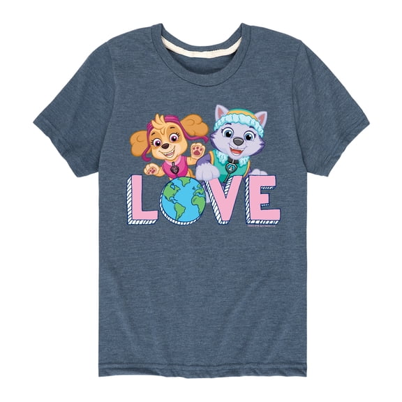 Paw Patrol - Love Earth - Toddler And Youth Short Sleeve Graphic T-Shirt