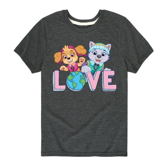 Paw Patrol - Love Earth - Toddler And Youth Short Sleeve Graphic T-Shirt