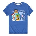 thumbnail image 1 of Paw Patrol - Loves Earth - Toddler And Youth Short Sleeve Graphic T-Shirt, 1 of 6