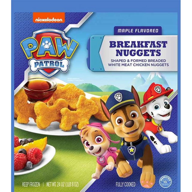 Paw Patrol Maple Flavored Breakfast Chicken Nuggets, 24 oz