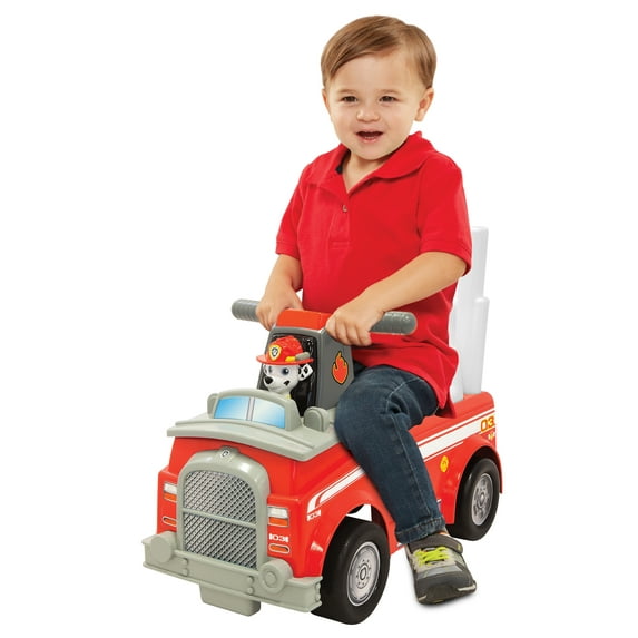 Paw Patrol Marshal Fire Truck Ride-On with Sounds For Kids, Boys, and Girls