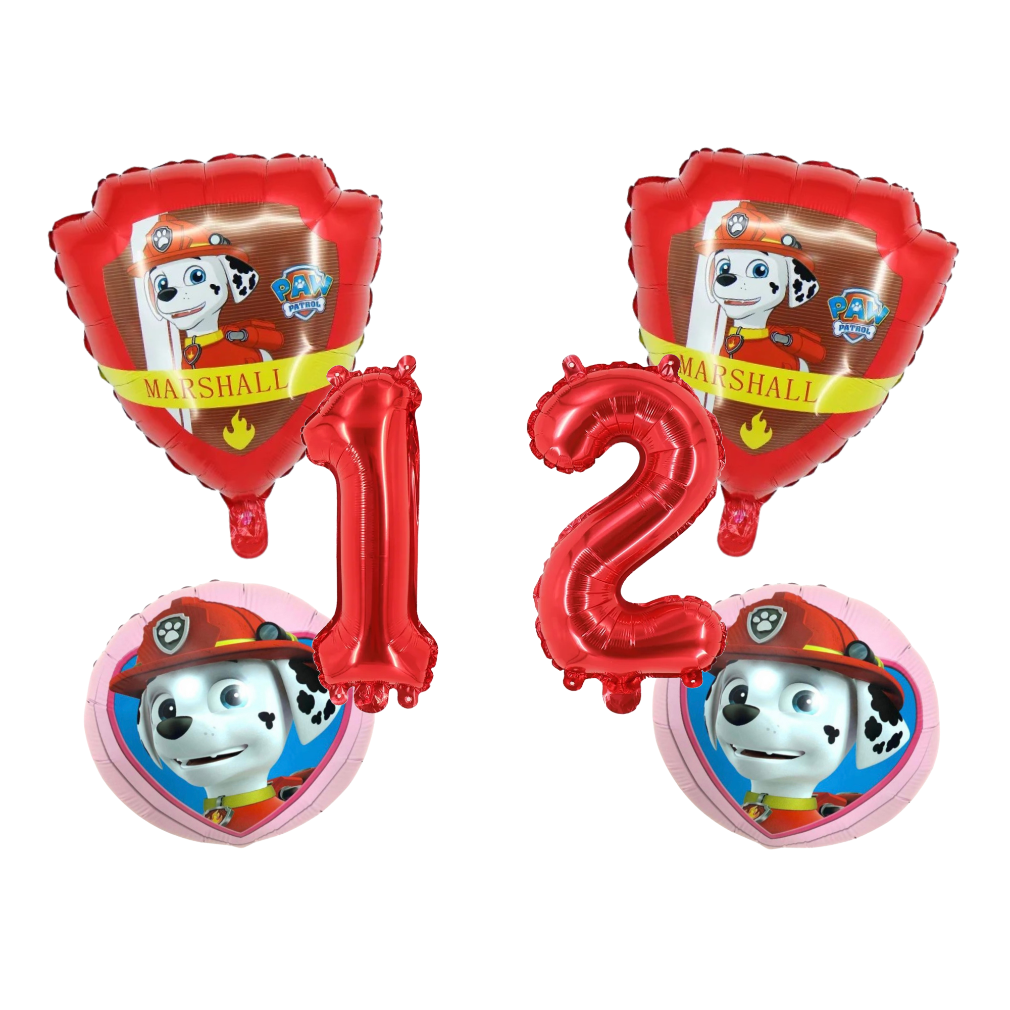 Paw Patrol Marshall 12th Birthday Foil Balloon Set R…
