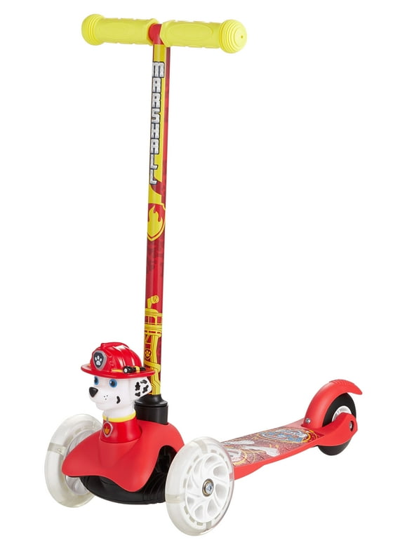 Paw Patrol Marshall 3D Toddler Scooter, 3 Wheel Scooter for Kids Ages 3+