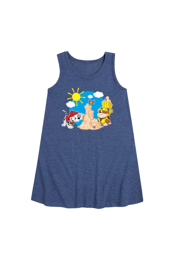 - Marshall And Rubble Beach - Toddler & Youth Girls A-line Dress