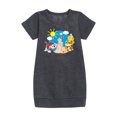 thumbnail image 1 of Paw Patrol - Marshall And Rubble Beach - Toddler & Youth Girls Fleece Dress, 1 of 5