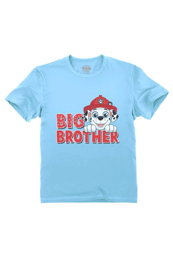 Paw Patrol Marshall Big Brother Shirt Boys Big Bro Outfit Toddler Kids T-Shirt 4T California Blue
