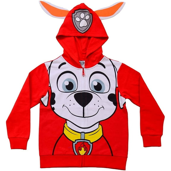Paw Patrol Marshall Boys Single Roleplay Zip Up Hoodie, 4-7