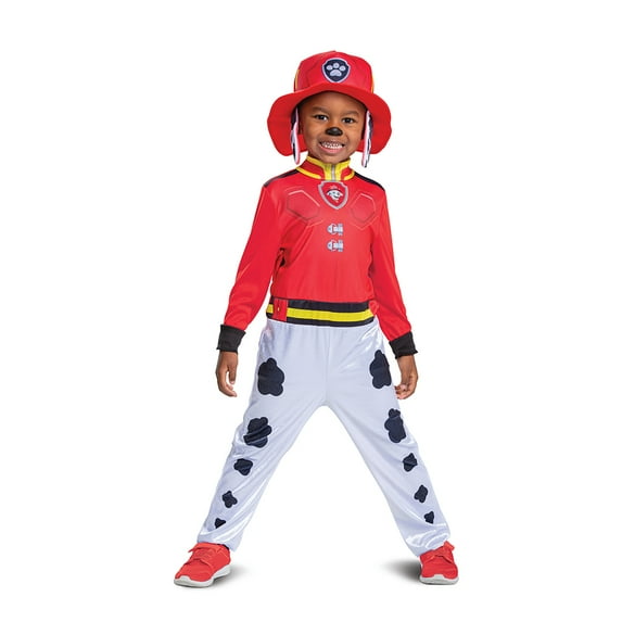 Paw Patrol Marshall Classic Costume with Detachable Dalmatian Tail for Toddler, 2T