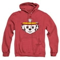 thumbnail image 1 of Paw Patrol Marshall Expression Unisex Adult Pull-Over Heather Hoodie,Red, Small, 1 of 3