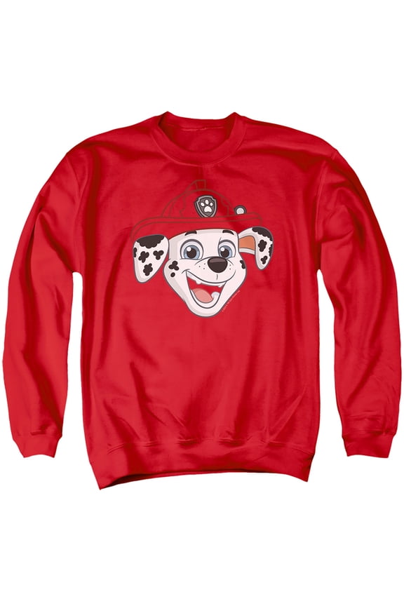 Marshall Grin Unisex Adult Crewneck Sweatshirt (2X-Large) Red