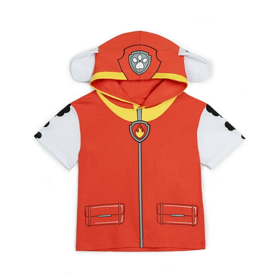 Paw Patrol Marshall Hooded Matching Family Cosplay T-Shirt Toddler to Big Kid