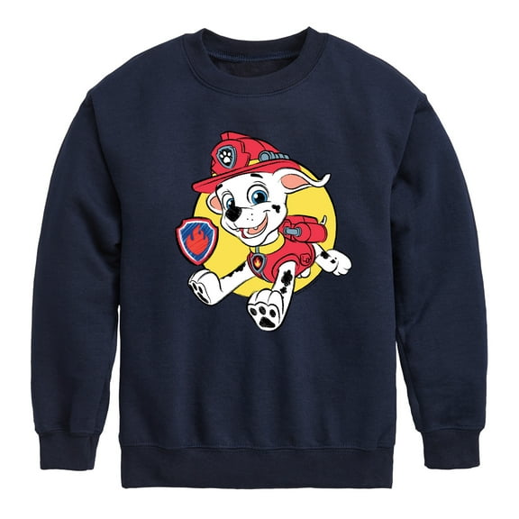 Paw Patrol - Marshall Sketch - Toddler & Youth Crewneck Fleece Sweatshirt