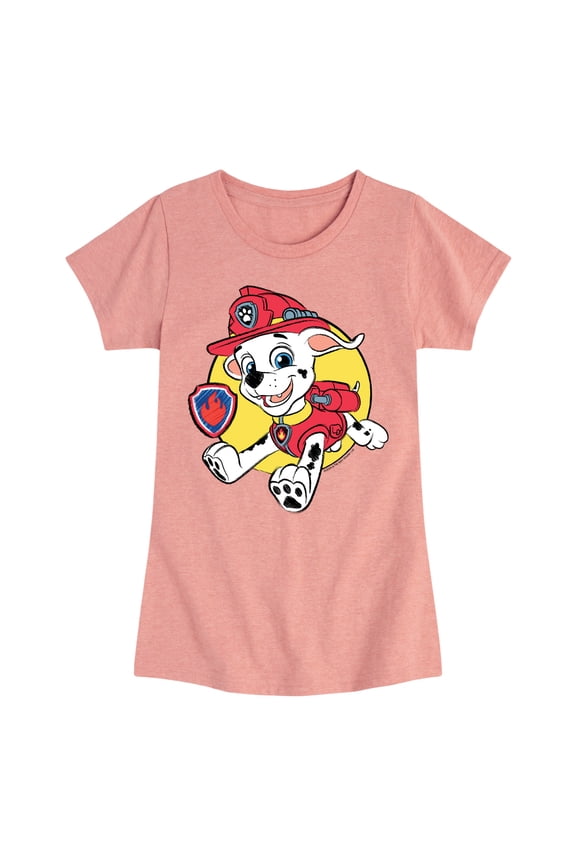 - Marshall Sketch - Toddler & Youth Girls Short Sleeve Graphic T-Shirt
