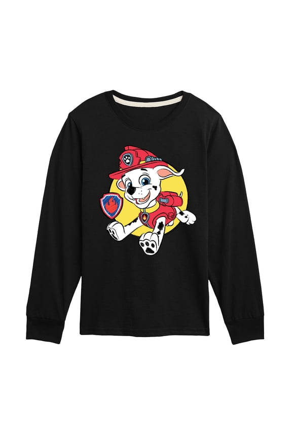 - Marshall Sketch - Toddler & Youth Long Sleeve Graphic T-Shirt